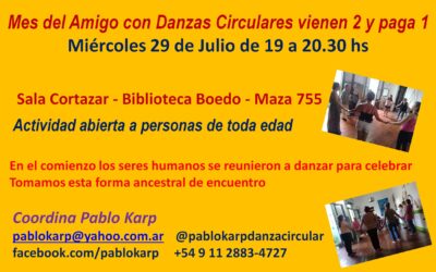 DANZAS CIRCULARES DEL MUNDO EN ALMAGRO – VIENEN 2 Y PAGA 1