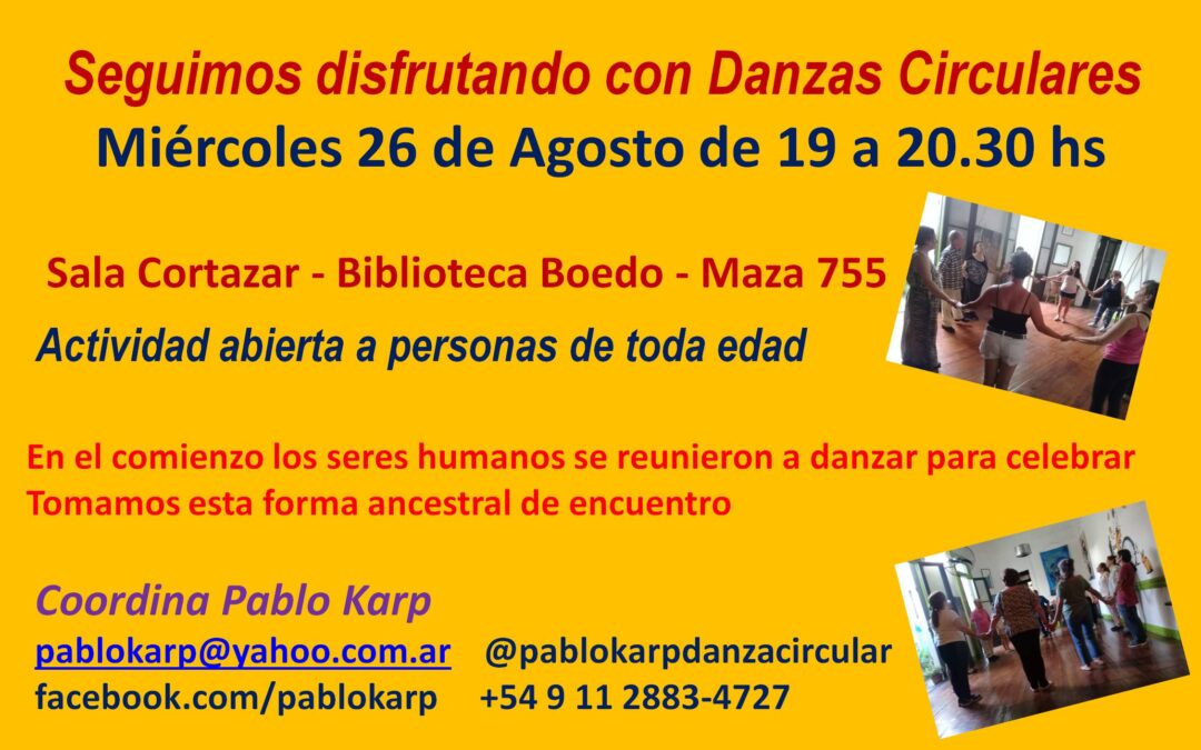 DANZAS CIRCULARES DEL MUNDO EN ALMAGRO