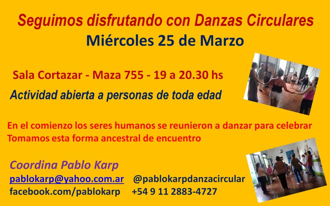 DANZAS CIRCULARES DEL MUNDO EN ALMAGRO